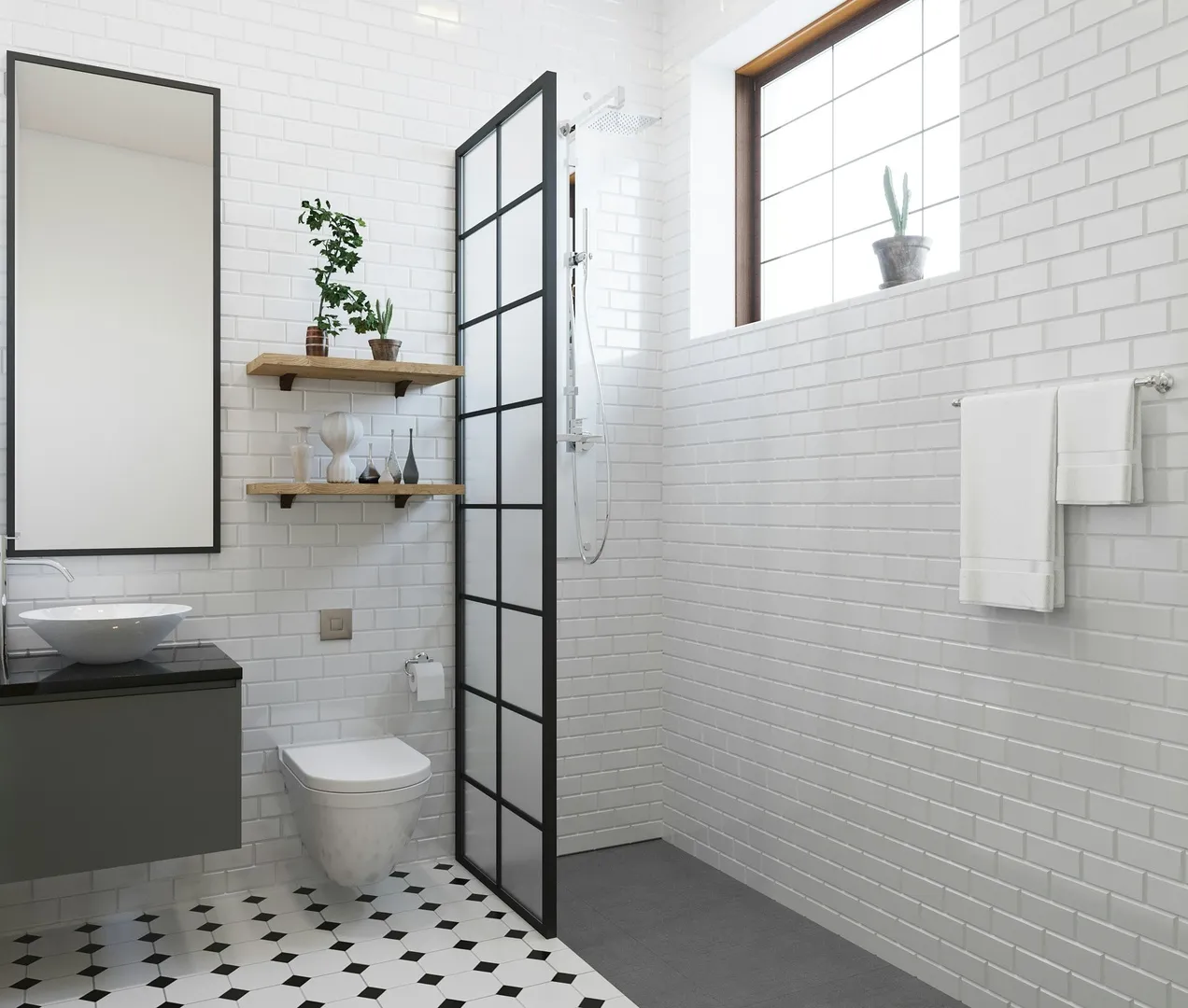 Bathroom before redesign