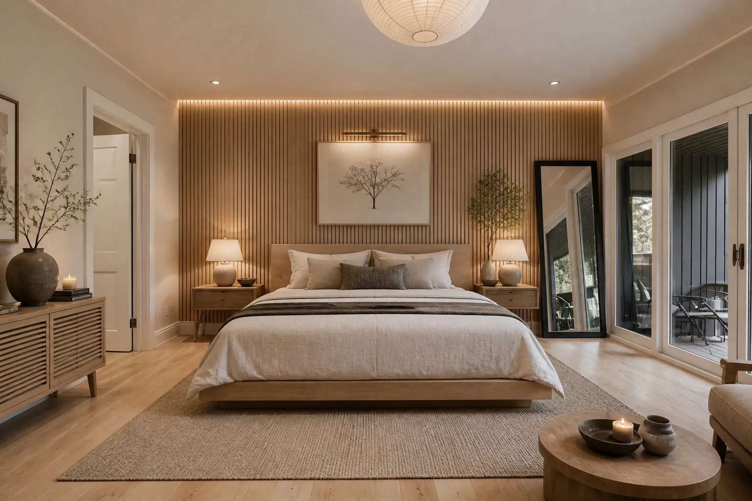 Free AI interior design keeping the window in place