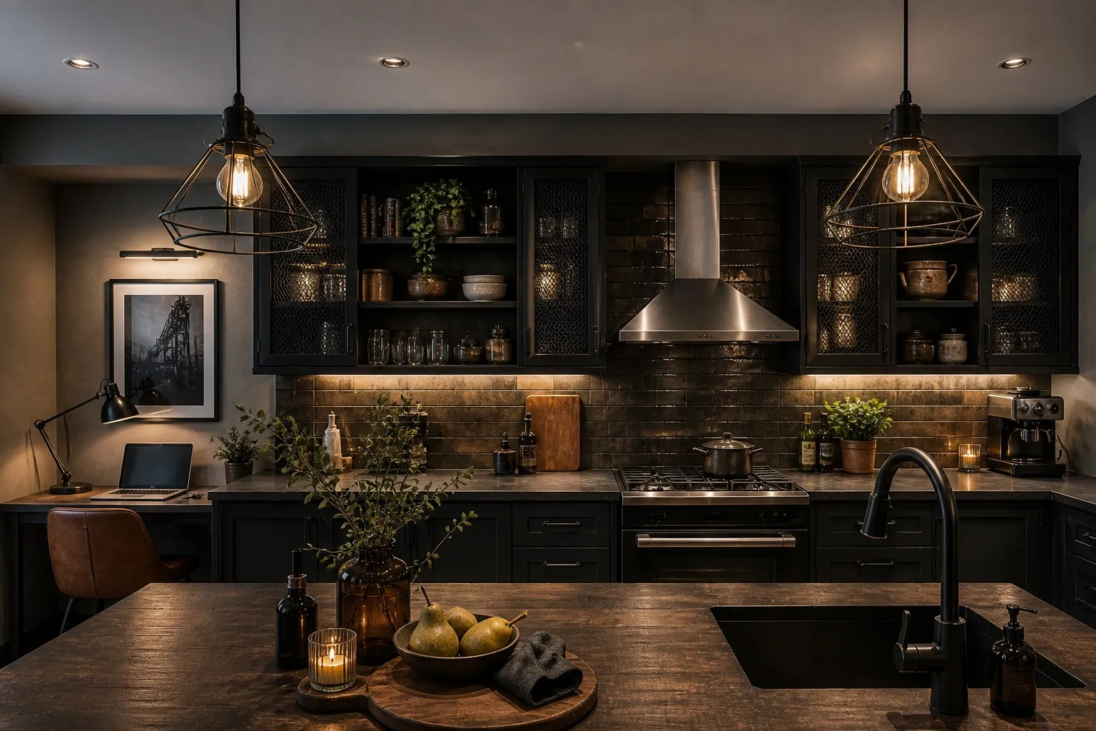 Interior design app changing kitchen cabinets