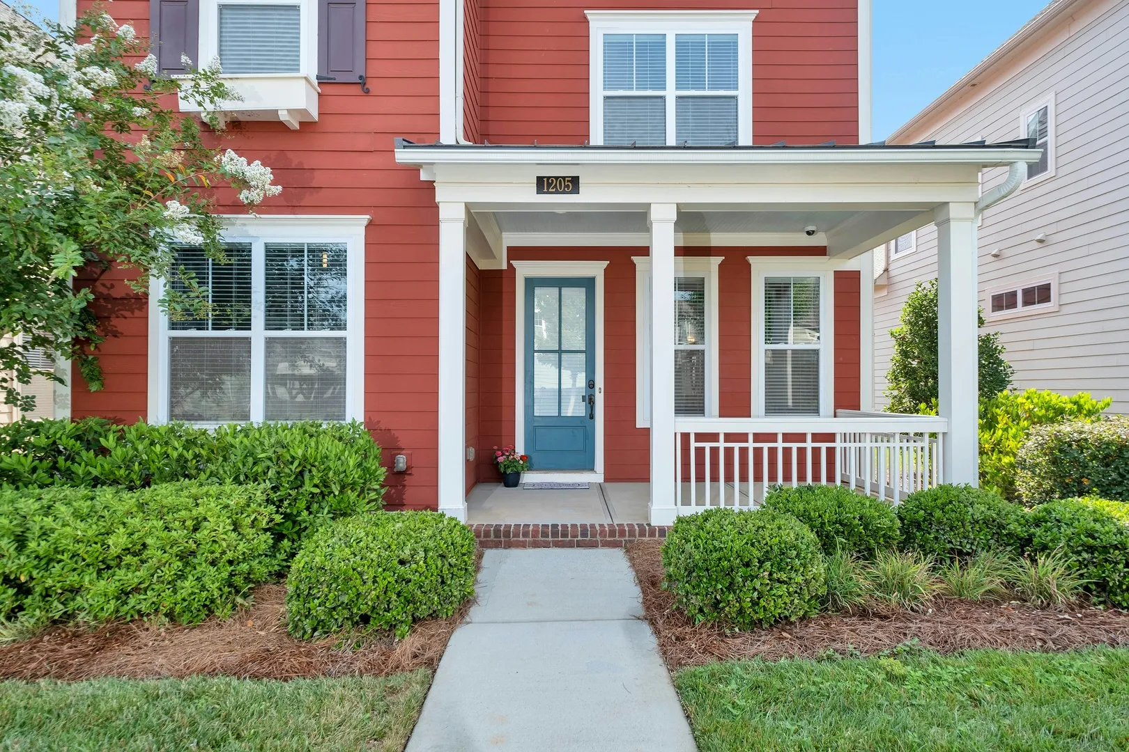Before: AI exterior design result for a porch and railings